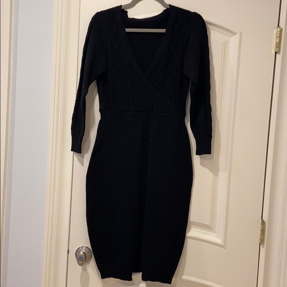 Sweater dress black, boutique